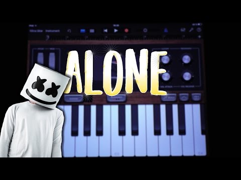 Marshmello - Alone (GARAGEBAND TUTORIAL)