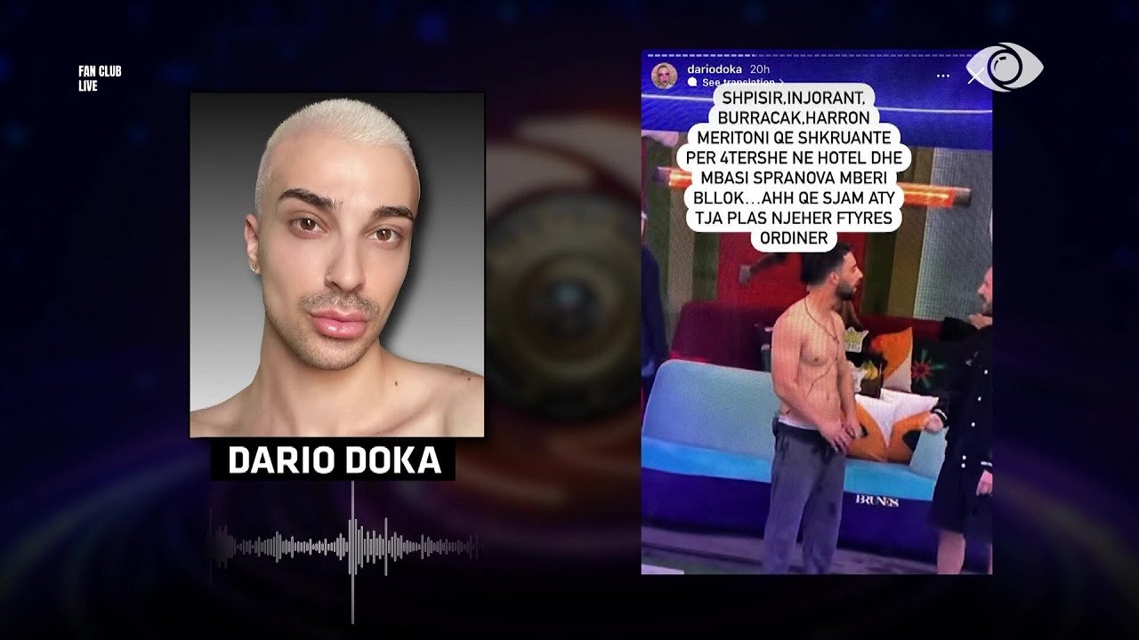 Më kërkonte orgji- Dario Doka nxjerr detaje të reja për Meritonin, Stresi: E besoj!