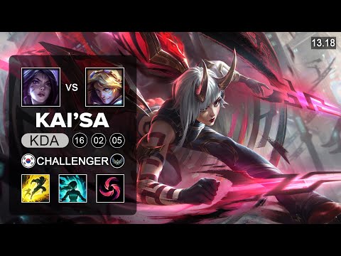 Deft Kai'Sa vs Ezreal ADC - KR Challenger - Patch 13.18 Season 13