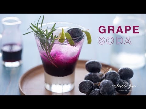 , title : 'Grape Soda recipe - hướng dẫn công thức làm Soda Nho | The Little Jar'