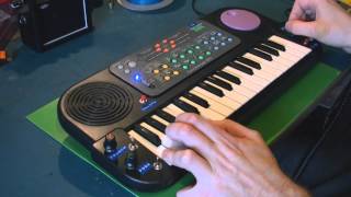 Circuit Bent Concertmate 570 Keyboard Part 2 by freeform delusion