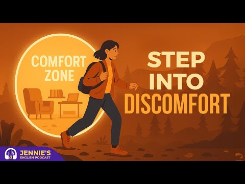 Get Comfortable with Being Uncomfortable | English & Chill with Jennie | English Podcast