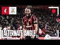 SENSATIONAL four goal turnaround against Luton from pitchside view | Alt Angle