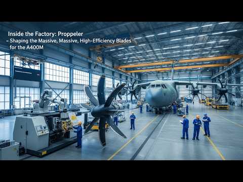 Building the A400M: Manufacturing Massive 8-Bladed Carbon Fiber Propellers for TP400 Engines