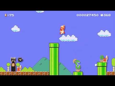 The lost level by Eu - SUPER MARIO MAKER - No Commentary 一 1AJ