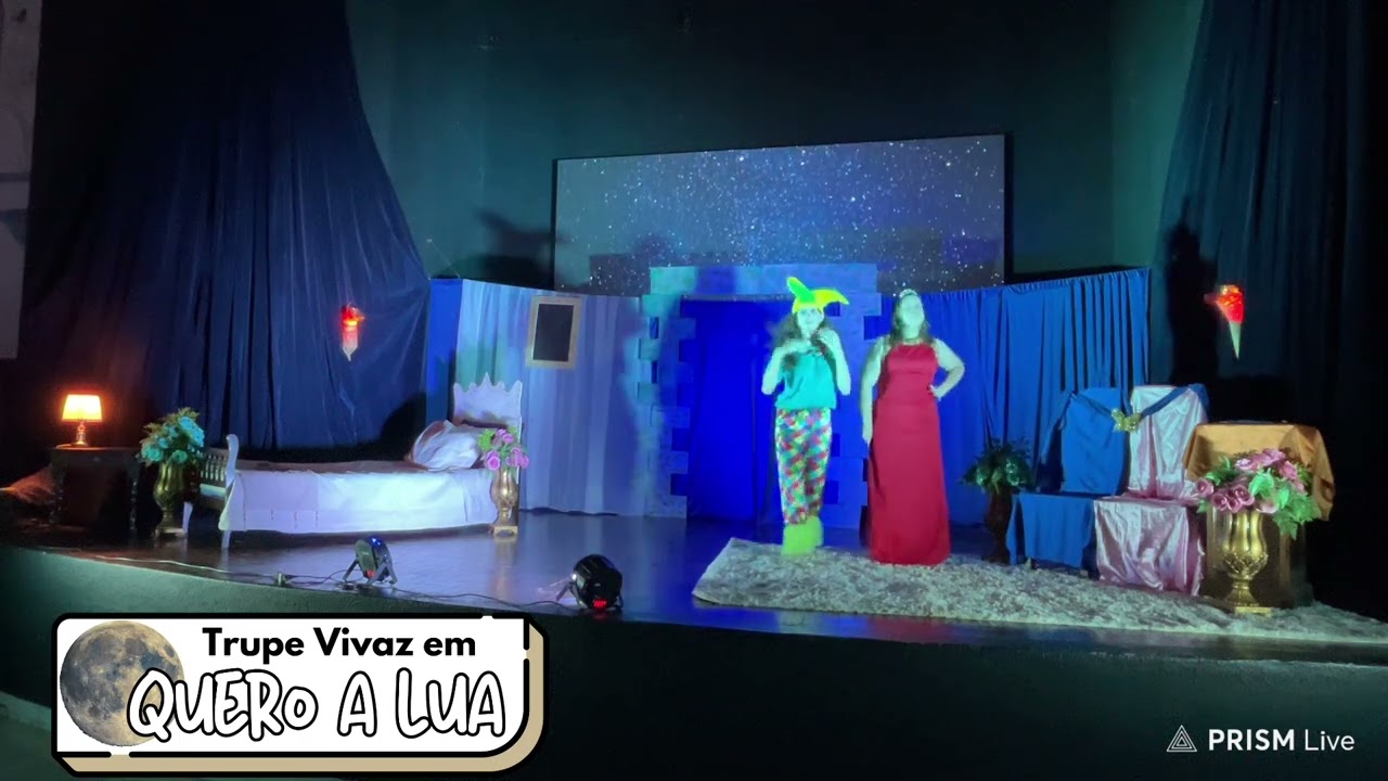 Peça Teatral - Trupe Vivaz em Quero a Lua no Cine Jequitibá em Bocaina SP