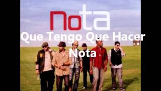 Que Tengo Que Hacer (Nota)