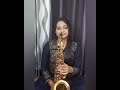 ಮನಸೇ ಬದುಕು ನಿನಗಾಗಿ Saxophone By Meghana Saligrama