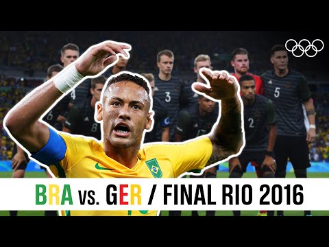 🇧🇷 Brazil vs. 🇩🇪 Germany - Men's ⚽ Football Final Rio 2016!