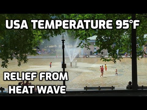 Explore Boston's Frog Pond Spray Pool | গরমের মধ্যে শীতল আসর বস্টনের স্প্রে পুলে | Virtual TOUR