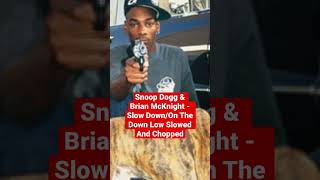 Snoop Dogg &amp; Brian McKnight - Slow Down/On The Down Low Slowed And Chopped #hiphop #music #tooslow