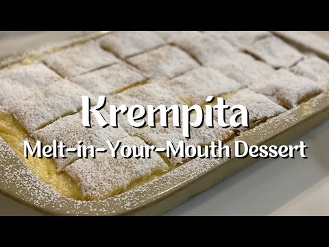 Traditional Krempita Recipe | Creamy & Fluffy Balkan Dessert You Need to Try!