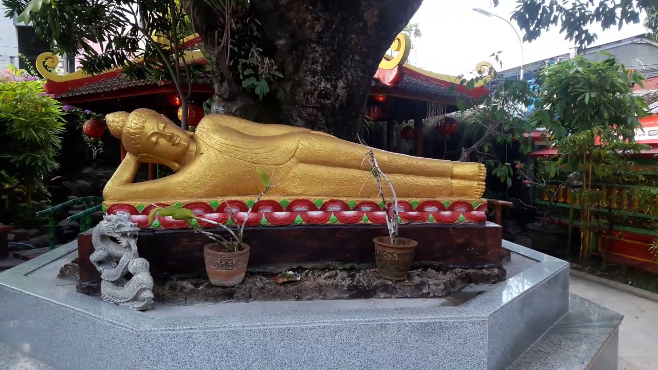 Embark on a walking tour at Vihara Dharmayana Kuta.