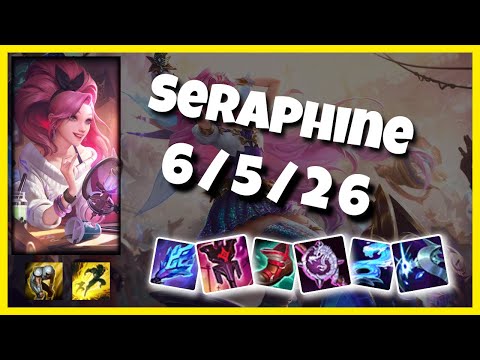 Seraphine vs Alistar EU Challenger SUPPORT (6/5/26) Gameplay Replay - Patch 10.24