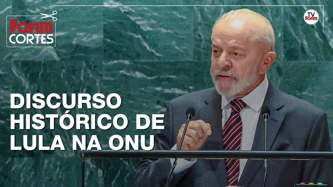 Lula na abertura da 79ª Assembleia Geral da Organização das Nações Unidas