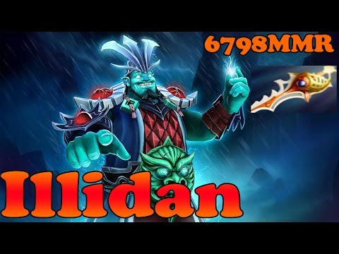 Dota 2 - Illidan 6798 MMR Plays Storm Spirit Vol 2# - Ranked Match Gameplay
