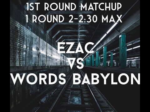 Ezac versus Words Babylon | CM Battle Rap Tournament