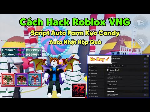How to hack Roblox Blox Fruits Delta X VNG script RedZ Hub no key auto farm Candy, Gift Box