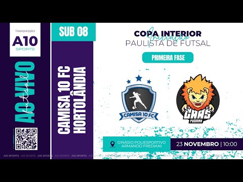 CAMISA 10 FC x CAAS - COPA INTERIOR PAULISTA DE FUTSAL - SUB 08