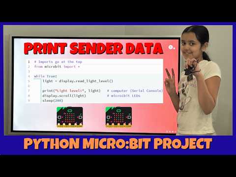 Microbit Send Data To Computer Python Tutorial For Beginners