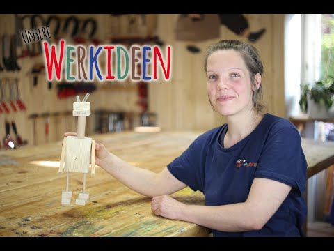 Werkprojekte: Holz-Roboter von Die Werkkiste - Ein tolles Bauprojekt für Kinder