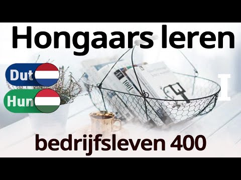 Hongaars [Ⅰ -4] Gesprekken zoals in het bedrijfsleven. / 400 zinnen kort en eenvoudig.