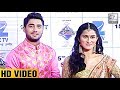 Sheen Das Akshay Mhatre Of Piyaa Albela Attend 25 Years Of Zee Rishtey Awards