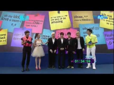 120628 Mnet 20's Choice - Super Junior 'Blue Carpet'