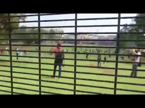 Police fire stun grenades to disperse rock-throwing students at Union Building