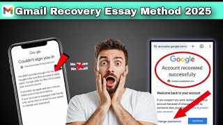 Gmail Account Recovery Without Phone & Recovery Gmail 📩 | Easy Trick 2025!🔥#gmailrecovery #techhelp