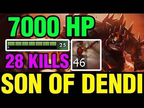 SON OF DENDI - 7000 HP WITH 28 KILLS - Dota 2