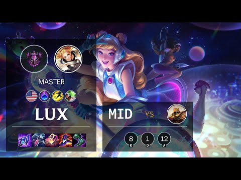 Lux Mid vs Azir - NA Master Patch 11.18