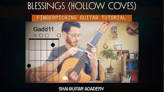 Blessings (Hollow Coves) | Fingerpicking Guitar Tutorial | Tabs & Chords