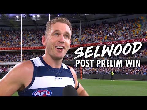 Joel Selwood after the Prelim Final win