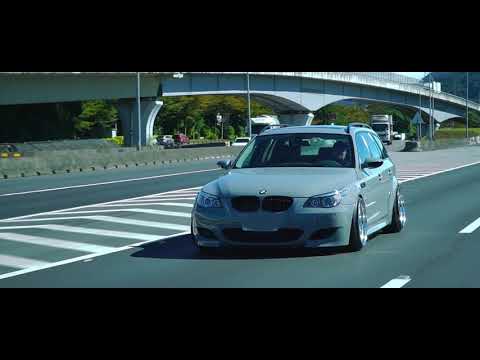 How low can you go? BMW E61 air suspension!好爸爸專用車來了