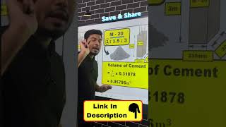 How To Calculate Cement Quantity in Column☑️