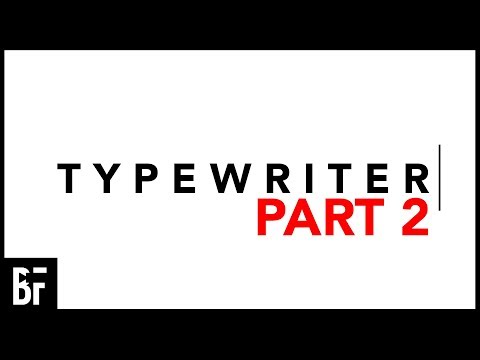 Typewriter Effect in Premiere 2018 Free Download Template