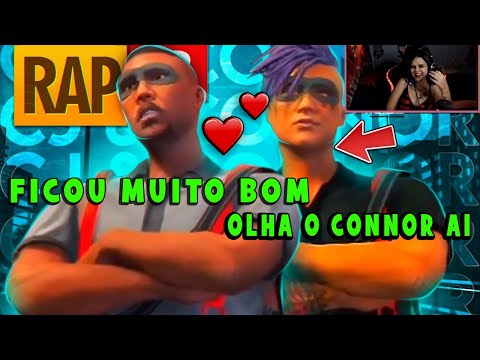 RENATA REAGINDO ESTILO CJ e CONNOR