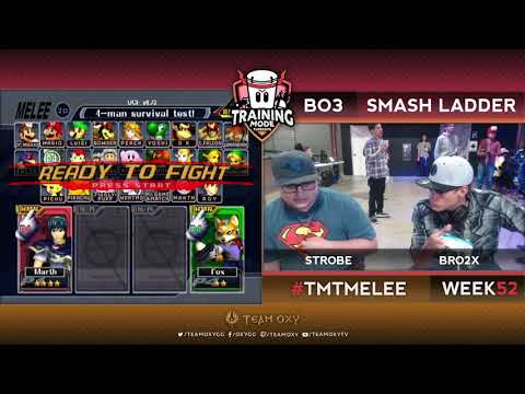 TMT 52 - Bro2x (Fox) VS Strobe (Marth) - SSBM Smash Ladder - Melee