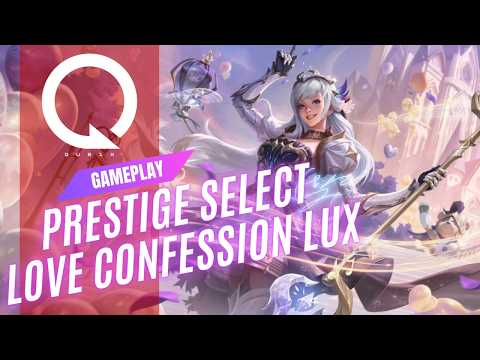 WILDRIFT GAMEPLAY - Prestige Select Love Confession Lux: The Perfect Game! (0 Deaths) #wildrift