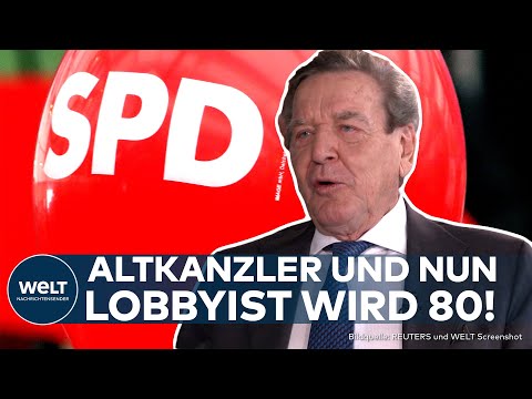 GERHARD SCHRÖDER: "Bin ein Gleicher unter Gleichen!" Ex-Bundeskanzler feiert 80. Geburtstag!
