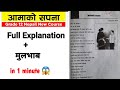 Aama ko sapana class 12 nepali | Quick revision for exam