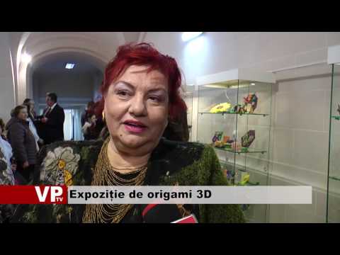 Expoziție de origami 3D