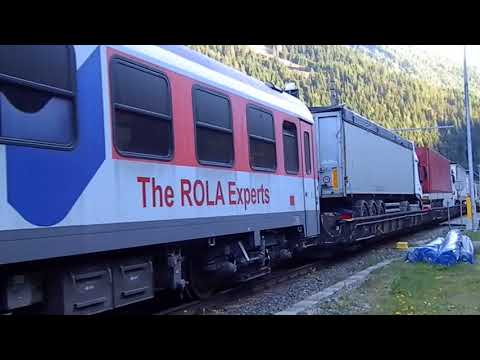 Ausfahrt der RoLa am Brenner 22.09.2017