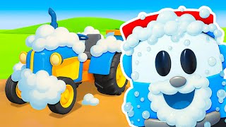 Download lagu All vehicles are so dirty! Leo the truck builds a car wash and makes all cars and trucks clean. mp3