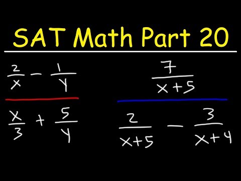 Simplifying Complex Fractions - SAT Math Part 20
