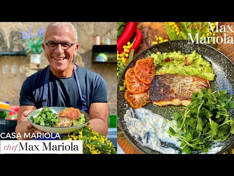 SALMONE SCOTTATO con Guacamole e Tzatziki 😋 RICETTA per la FESTA DELLA DONNA di Chef Max Mariola