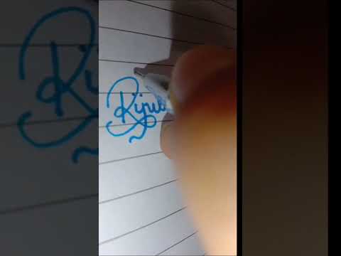 comment your name Rijul name signature #avantika #master #shortvideo #signature #rijuljewellers