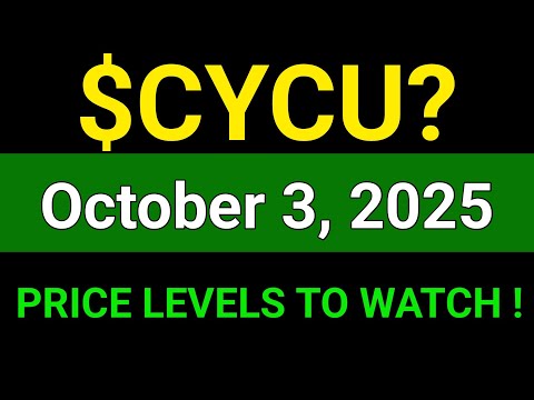 CYCU Stock (Cycurion Inc.) CYCU Stock Technical Analysis | October 3, 2025
