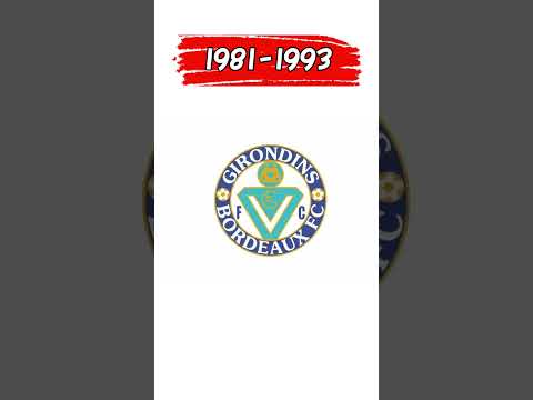 Bordeaux football club evolution logo #bordeaux #football #soccer #shorts #france